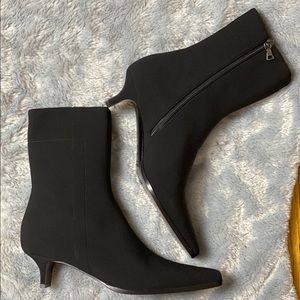 AUTHENTIC PRADA ANKLE BOOTS in BLACK